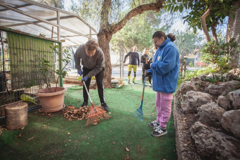 Aula de jardinería colegio los silos valencia
